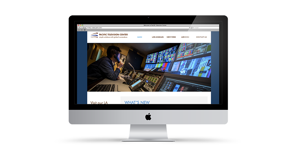 Pacific Television Center web site image.